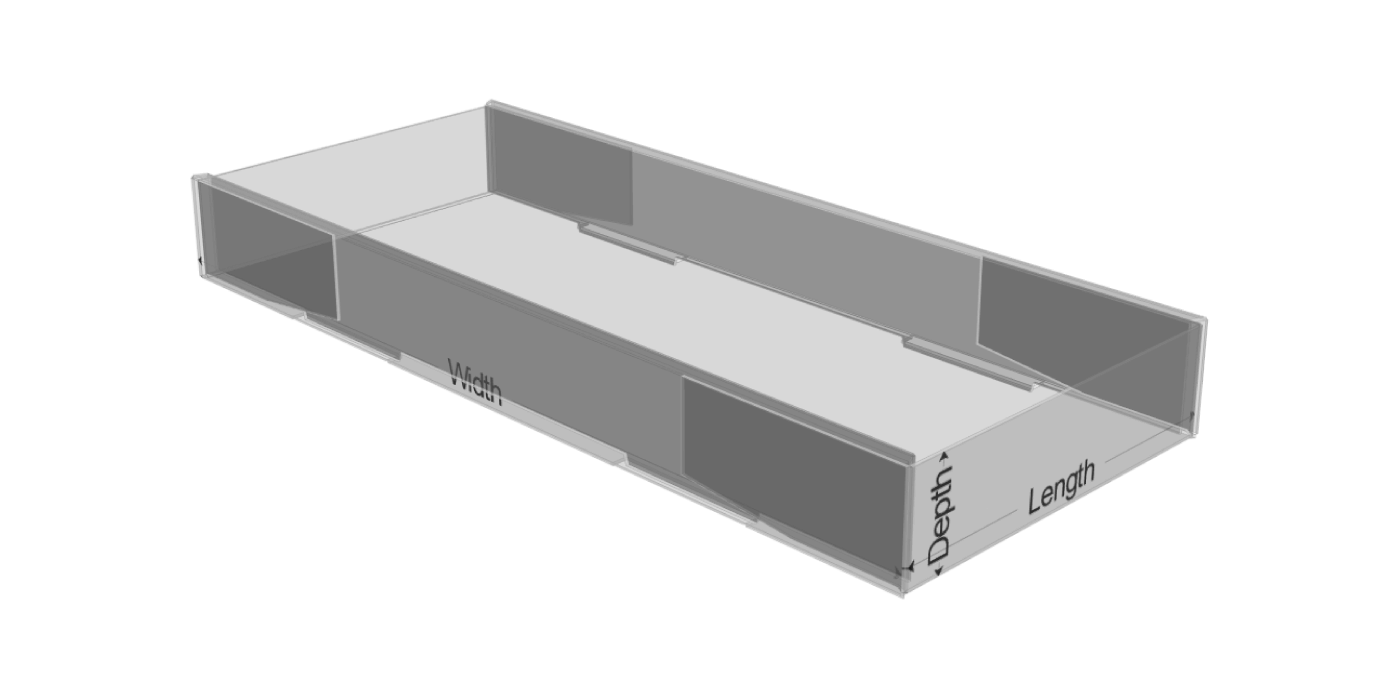 D007_Roll End Tray 2 Tab - View 1